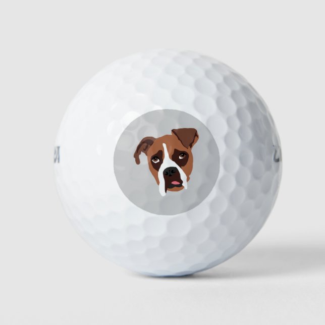 Pelotas De Golf Boxer Dog Wilson Ultra 500 Distance Golf Ball (Anverso)