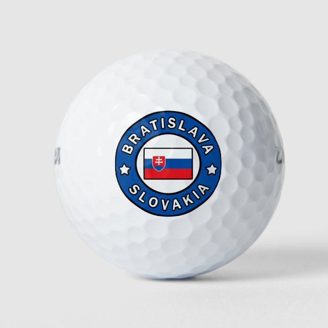 Pelotas De Golf Bratislava Eslovaquia (Anverso)