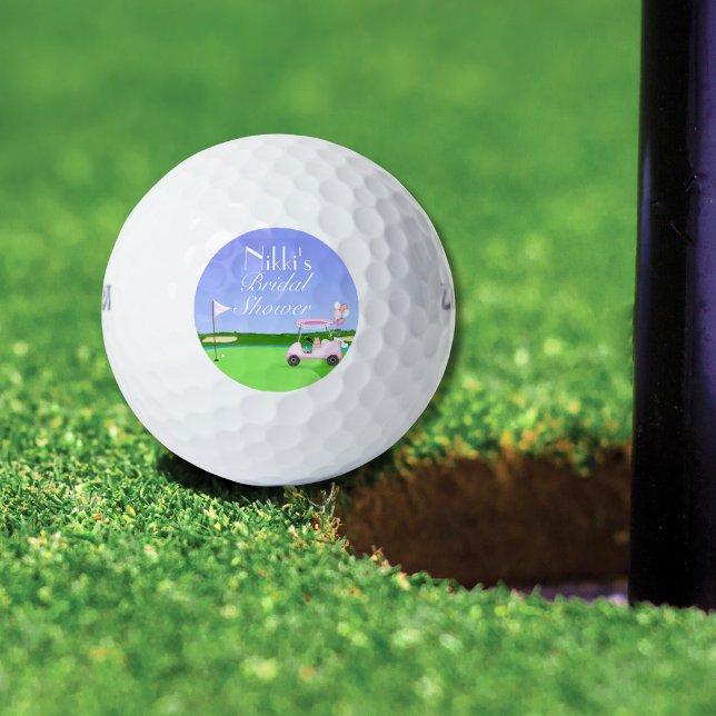 Pelotas De Golf Bridal Golf Cart Golf Bridal Shower (Subido por el creador)