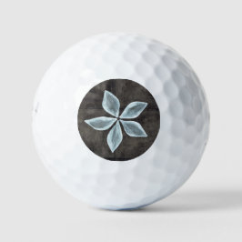 Pelotas De Golf Bridgestone e6 Negro con Flor blanca