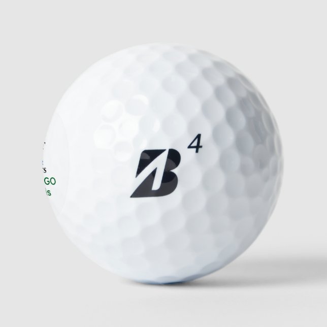 Pelotas de Golf Bridgestone e6 Personalizadas - Pe (Logo)