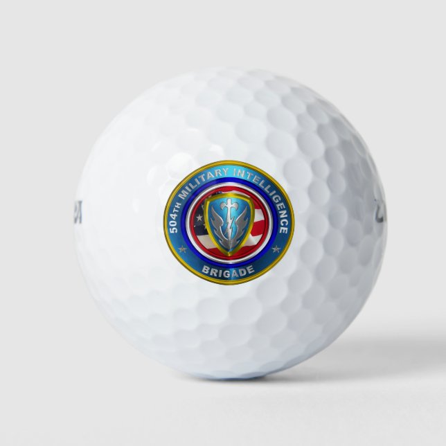 Pelotas De Golf Brigada de Inteligencia Militar 504 (Anverso)