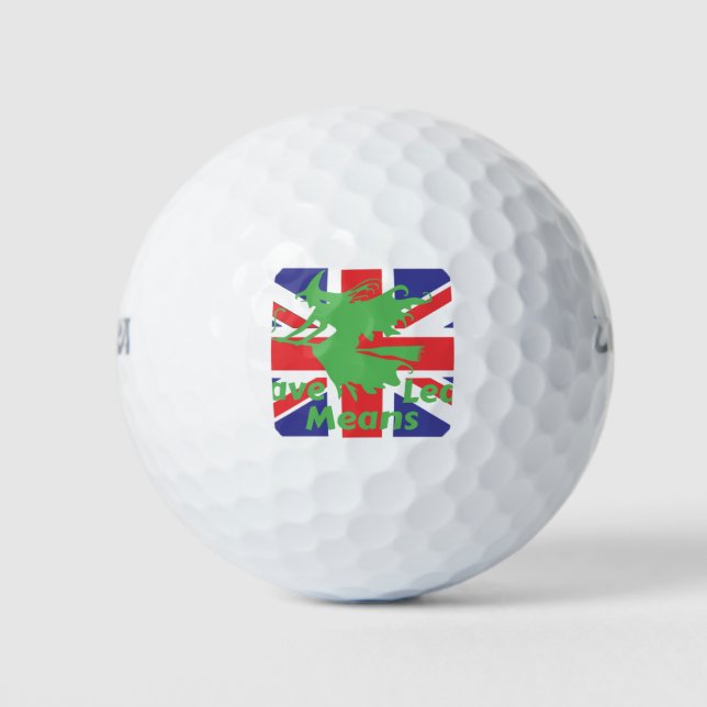 Pelotas De Golf Británico que (Anverso)
