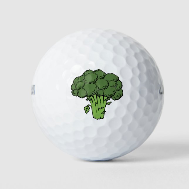 Pelotas De Golf Brócoli Verde (Anverso)