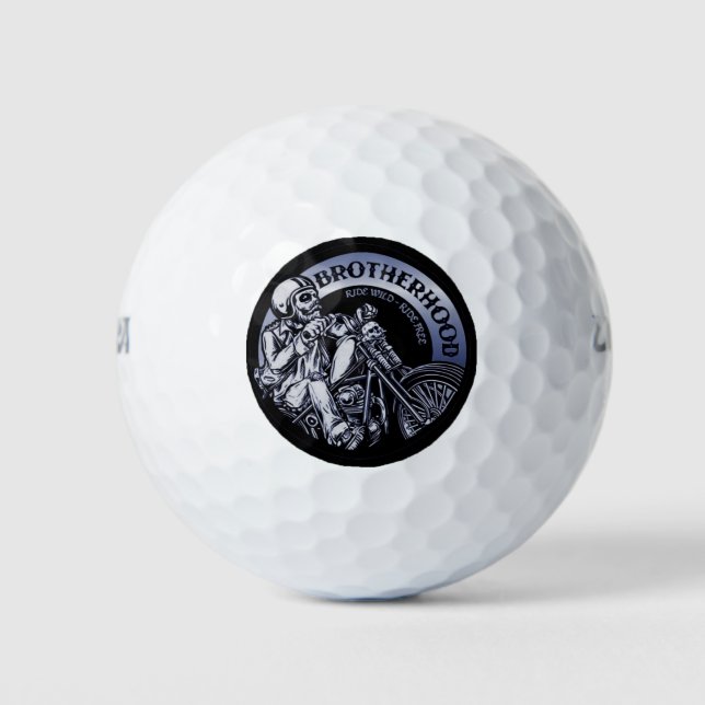 Pelotas De Golf Brotherhood Black (Anverso)