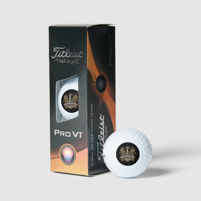 Pelotas De Golf Brotherhood Cigar Company Golf Balls (Embalaje)