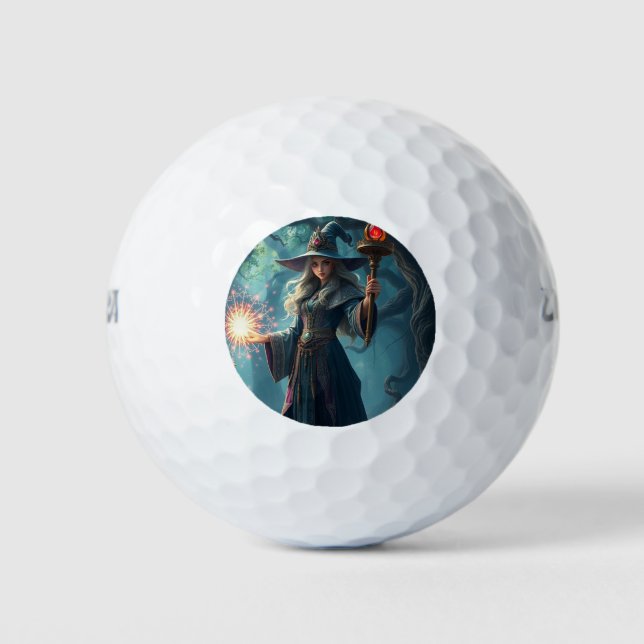 Pelotas De Golf Bruja (Anverso)