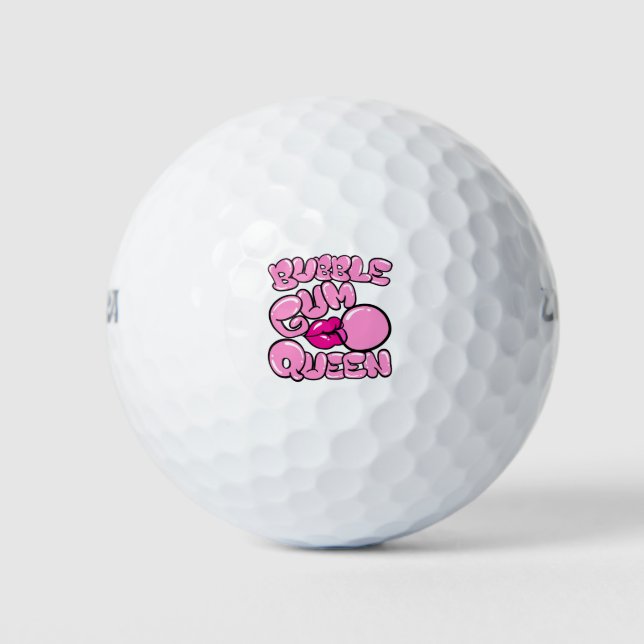 Pelotas De Golf Bubble Gum Queen Bubblegum (Anverso)