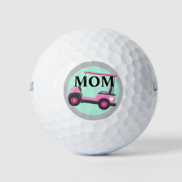 Pelotas De Golf Bubblegum Pink Golf Cart Mom's