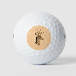 Pelotas De Golf Buck Head Burlywood Golf Balls