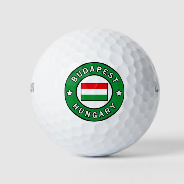 Pelotas De Golf Budapest Hungría (Anverso)
