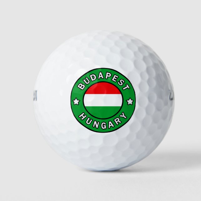 Pelotas De Golf Budapest Hungría (Anverso)
