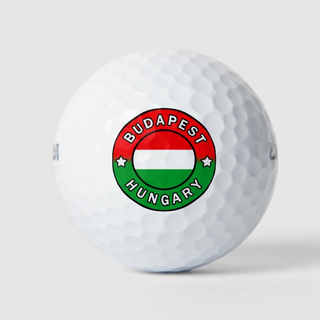 Pelotas De Golf Budapest Hungría (Anverso)