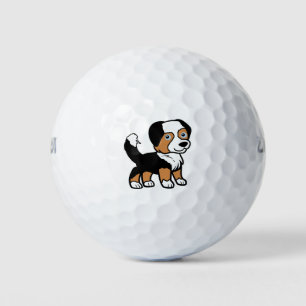 Pelotas De Golf Buey negro de pastor americano en miniatura con co