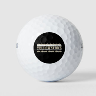Pelotas De Golf Búfalo de Montana Yellowstone