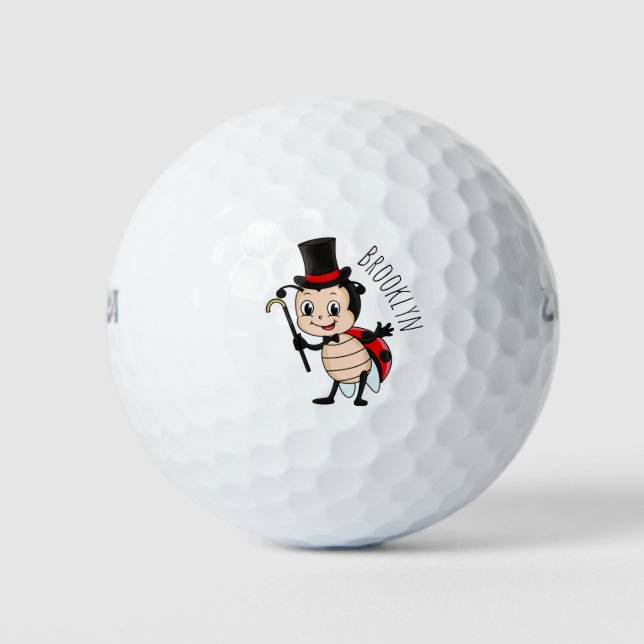 Pelotas De Golf Buitre con sombrero de punta y personalizado de co (Anverso)