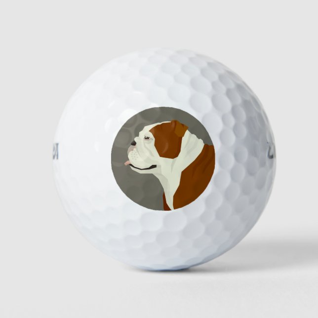 Pelotas De Golf Bulldog (Anverso)