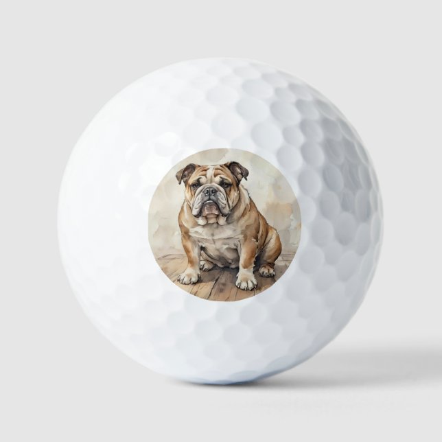 Pelotas De Golf Bulldog (Anverso)
