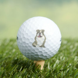Pelotas De Golf Bulldog Brindle English