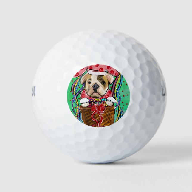 Pelotas De Golf Bulldog de Pascua (Anverso)