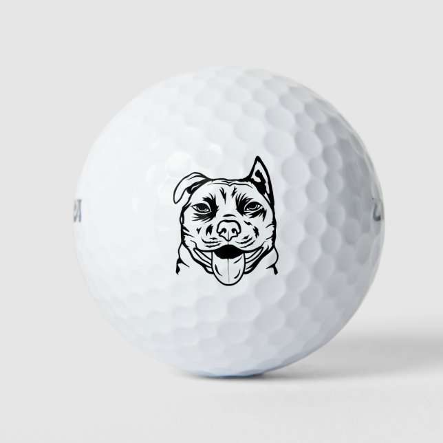 Pelotas De Golf Bulldog de pozo estadounidense (Anverso)