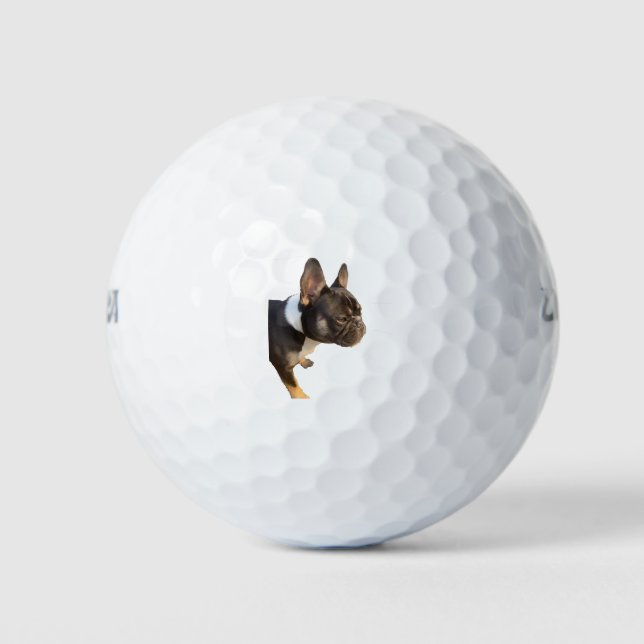 Pelotas De Golf Bulldog francés (Anverso)