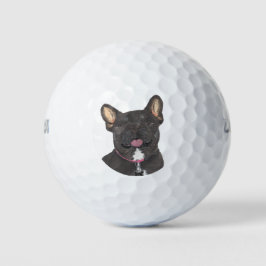 Pelotas De Golf Bulldog francés negro y tan francés