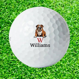 Pelotas De Golf  Bulldog Gift