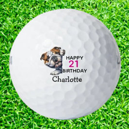 Pelotas De Golf Bulldog-Loving Golfers