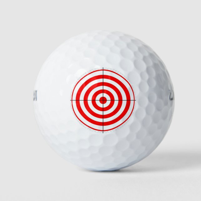 Pelotas De Golf Bullseye Ball (Anverso)
