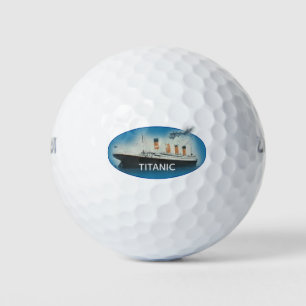 Pelotas De Golf Buque Titanic Maritime White Star