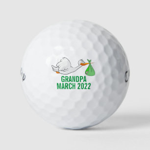 Pelotas De Golf Burbujas Abuelo/Tío Invitación del Bebé