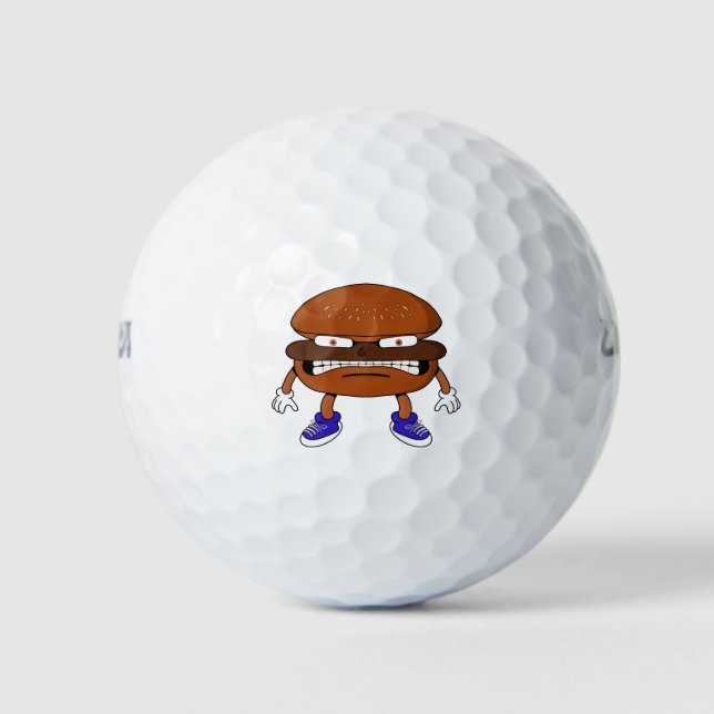 Pelotas De Golf Burger furioso (Anverso)