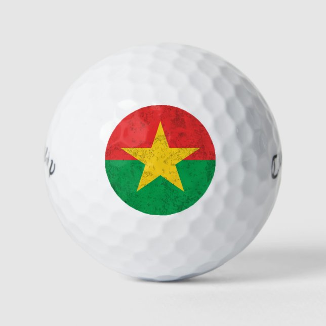 Pelotas De Golf Burkina Faso (Anverso)