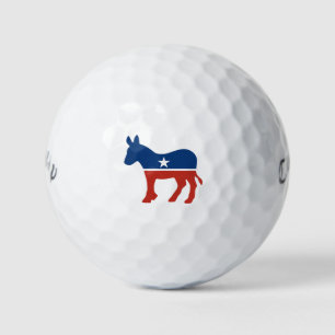 Pelotas De Golf Burro Rojo, Blanco y Azul Temporada de Elecciones 