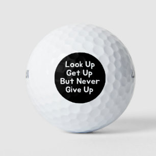 Pelotas De Golf Buscar Levantarse Pero Nunca Renunciar