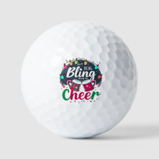 Pelotas De Golf "Buy the Bling, Bring the Cheer."