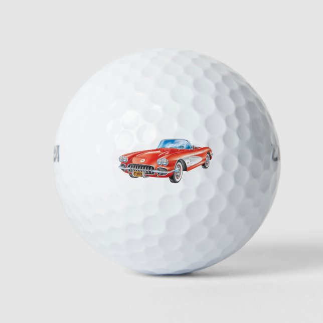 PELOTAS DE GOLF C-ONE AUTOMOBILE ART GOLF BALLS (Anverso)