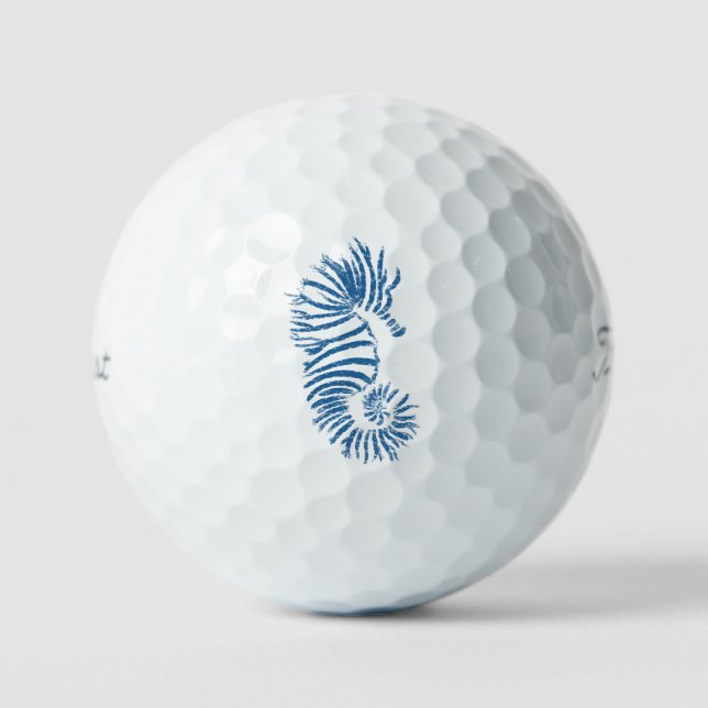 Pelotas De Golf Caballito de mar  (Anverso)