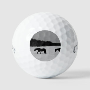 Pelotas De Golf Caballos en la nieve css gbcna
