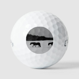 Pelotas De Golf Caballos en la nieve css gbcnm