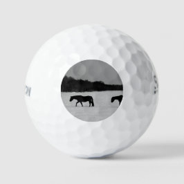 Pelotas De Golf Caballos en la nieve ssf gbcnm