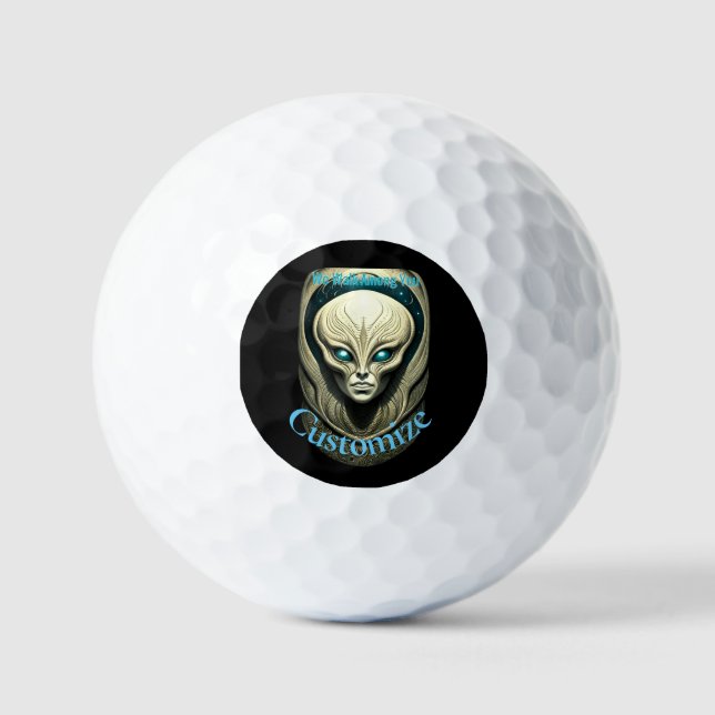 Pelotas De Golf Cabeza de cráneo de Alien Thunder_Cove (Anverso)