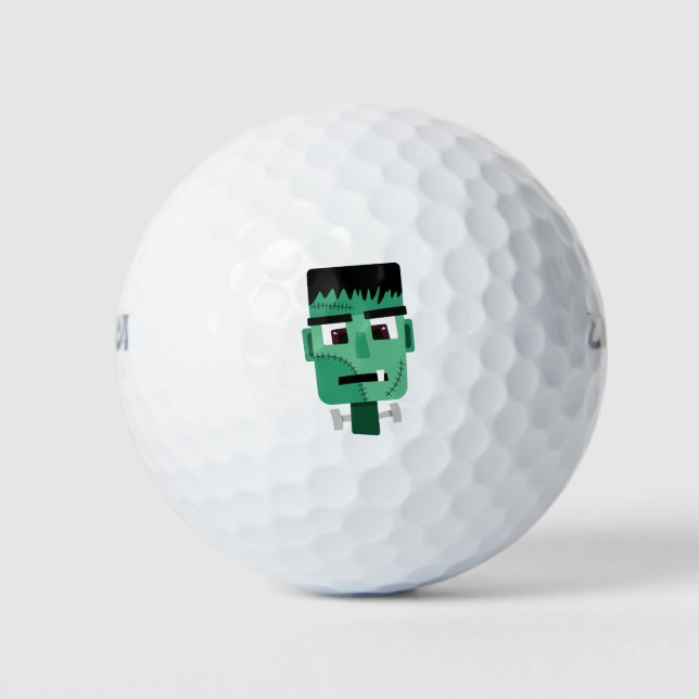Pelotas De Golf Cabeza de Frankenstein Monster (Anverso)