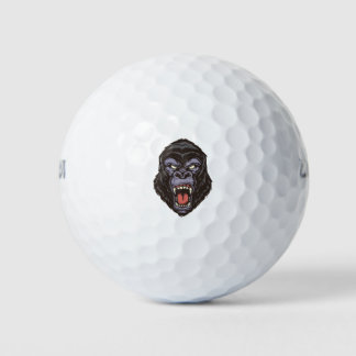 Pelotas De Golf Cabeza de gorila enojada