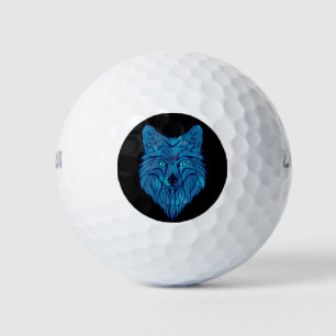 Pelotas De Golf Cabeza de Lobo Poli Azul