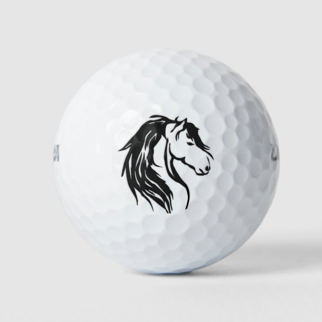 Pelotas De Golf Cabeza Noble de Caballo (Anverso)