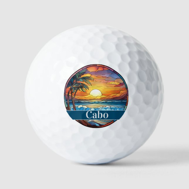 Pelotas De Golf Cabo San Lucas Beach Vacation (Anverso)