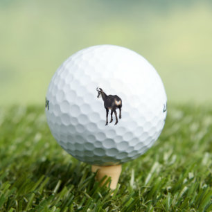 Pelotas De Golf Cabra alpina de montaña Chamois minimalista en la