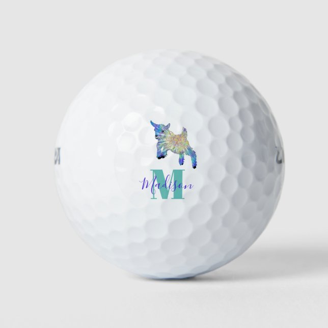 Pelotas De Golf Cabra Saltando Personalizada (Anverso)
